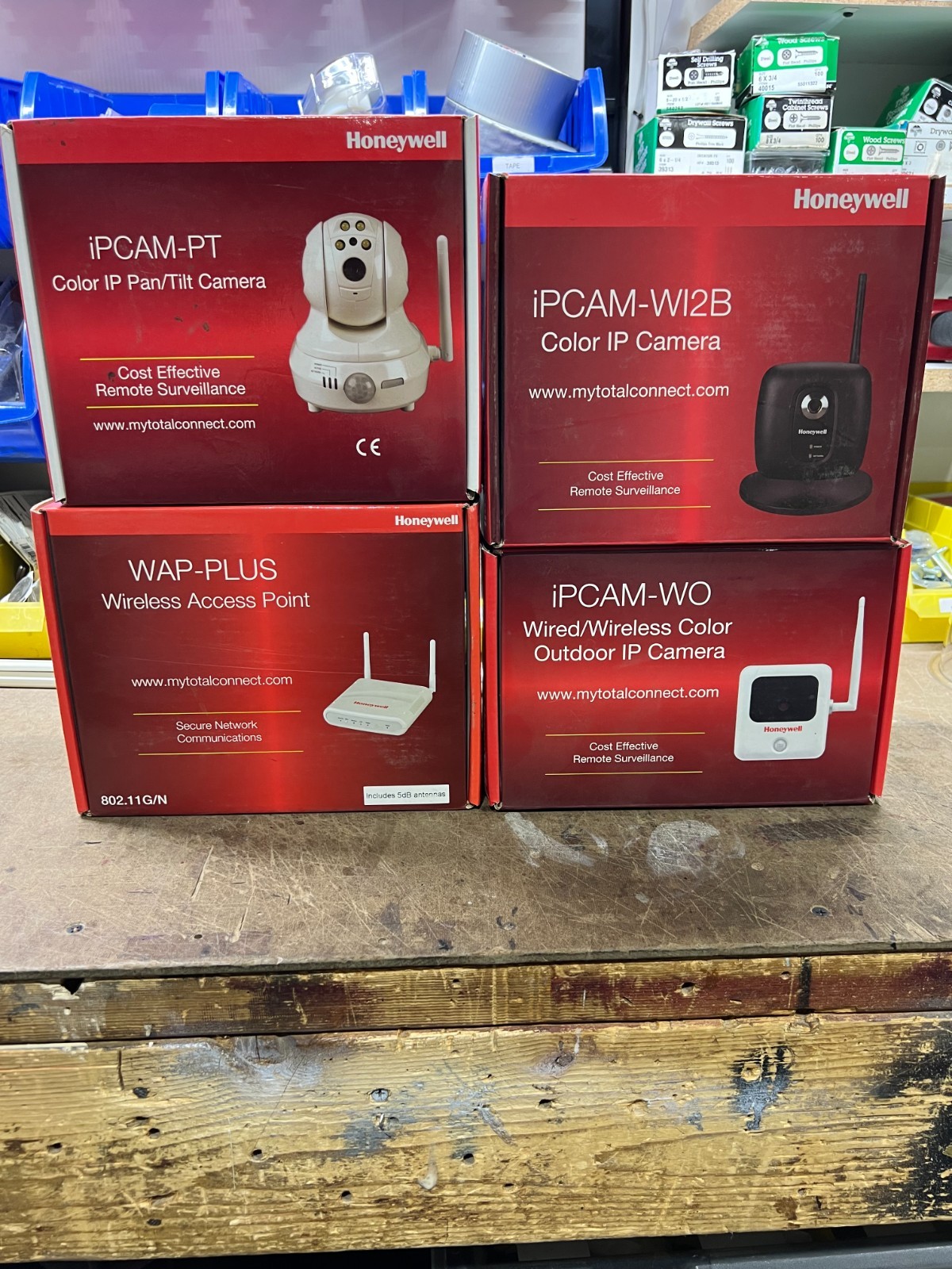 Honeywell Totalconnect IP Cams + Access Point KIT