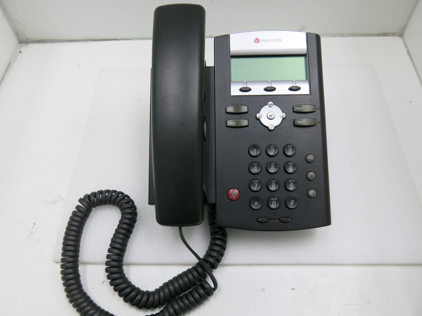 Lot of 5 Polycom SoundPoint IP 331 2-Line VoIP Desk Phone 2201-12365-001