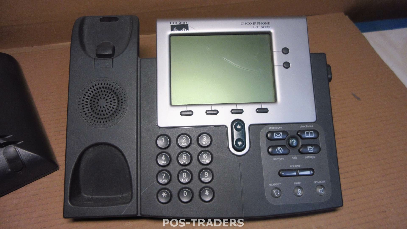 Cisco CP-7940G Unified IP PoE Phone Business SIP VoIP 7940 Series SCRATCHED