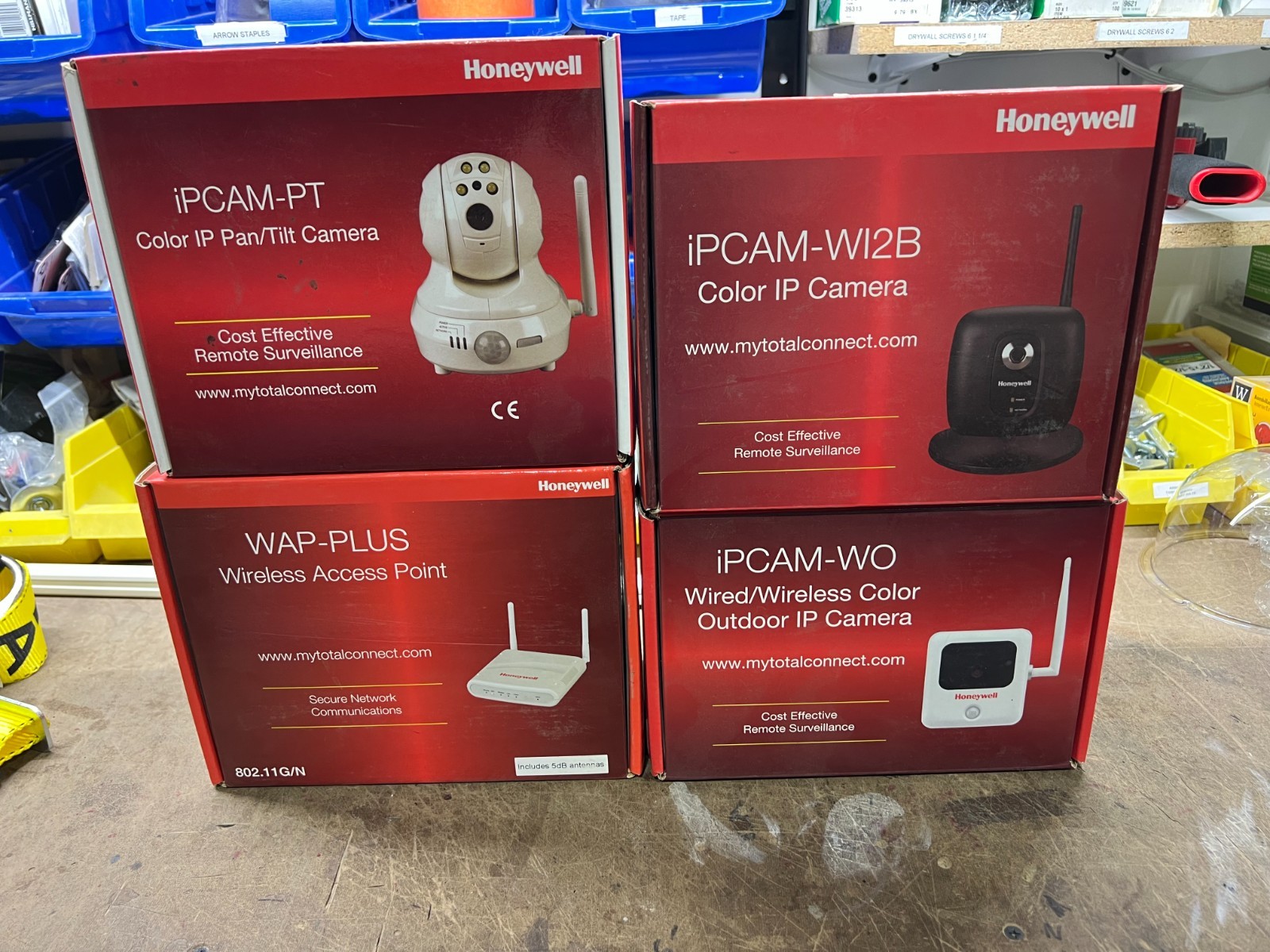 Honeywell Totalconnect IP Cams + Access Point KIT