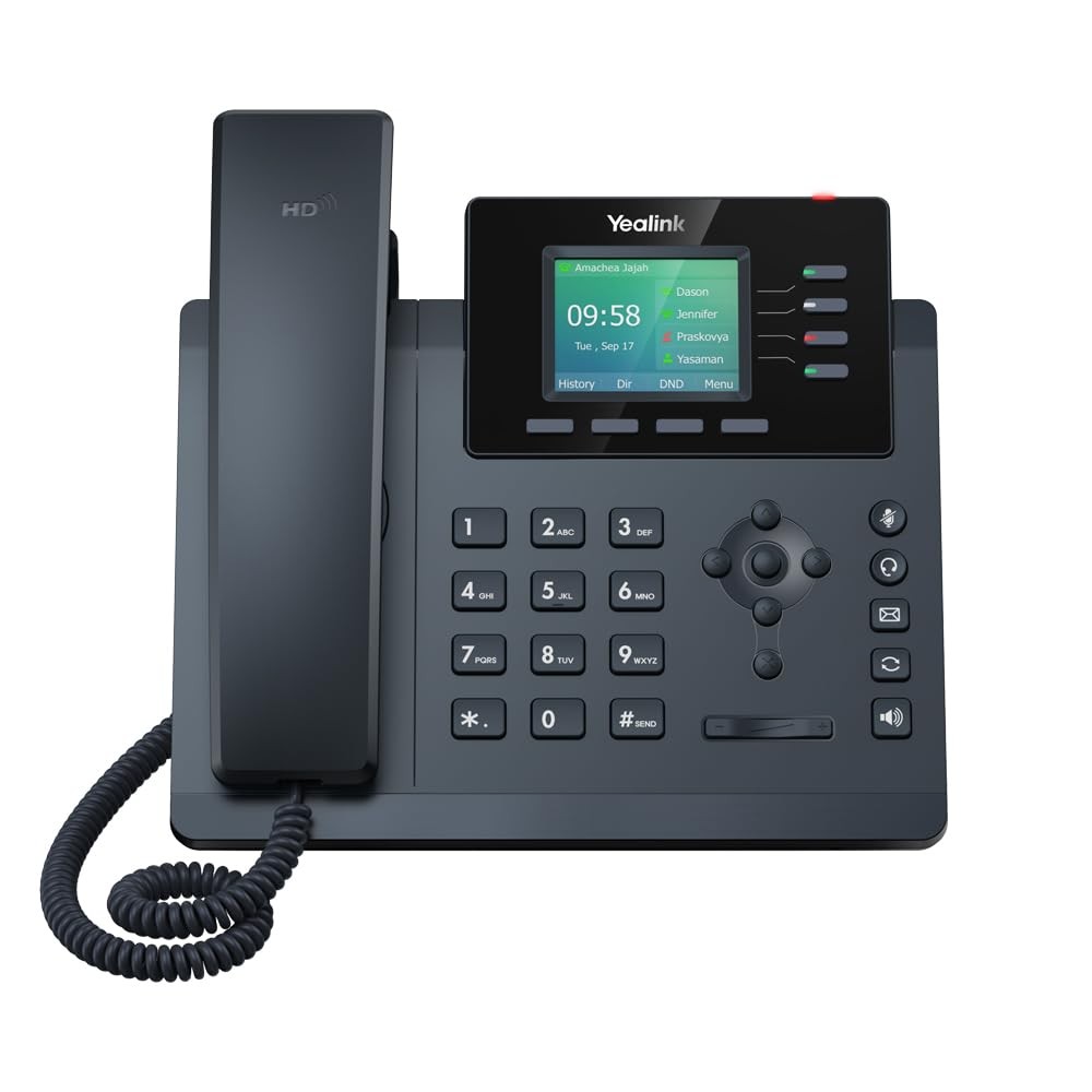 Yealink SIP-T34W IP Phone – Corded – Corded/Cordless – Wi-Fi (sipt34w)