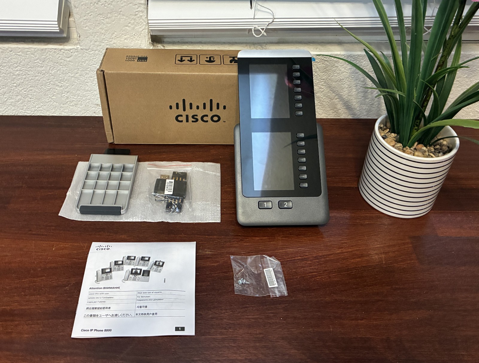 Cisco CP-8800-A-KEM Key Expansion Module for 8800 Series IP Phone – Open Box