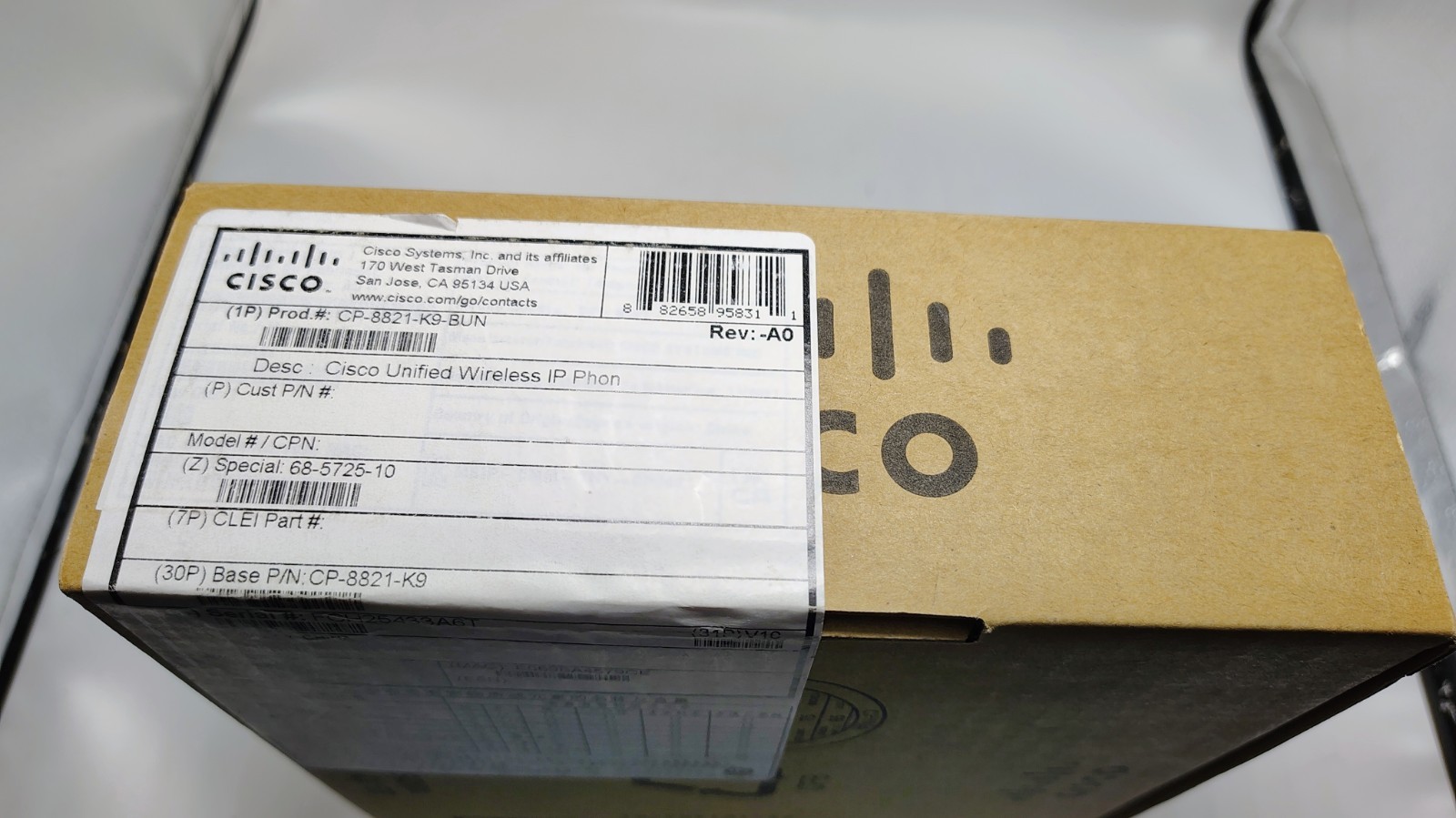 Cisco CP-8821-K9-BUN Unified Wireless IP VoIP Phone Cisco 8821 – Unused Open Box