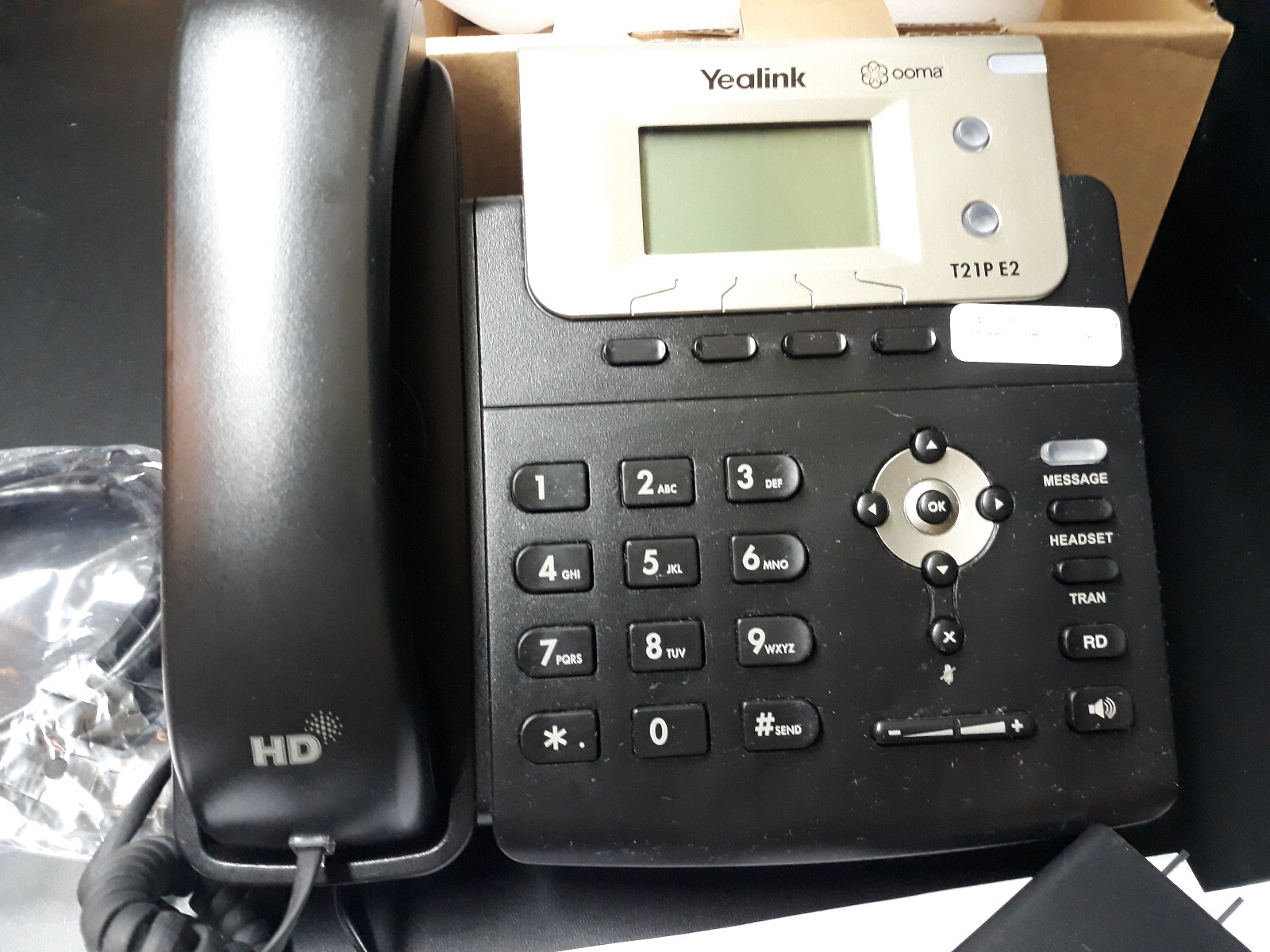 Yealink SIP-T21P E2 Dual-line Entry Level IP Phone – Ooma