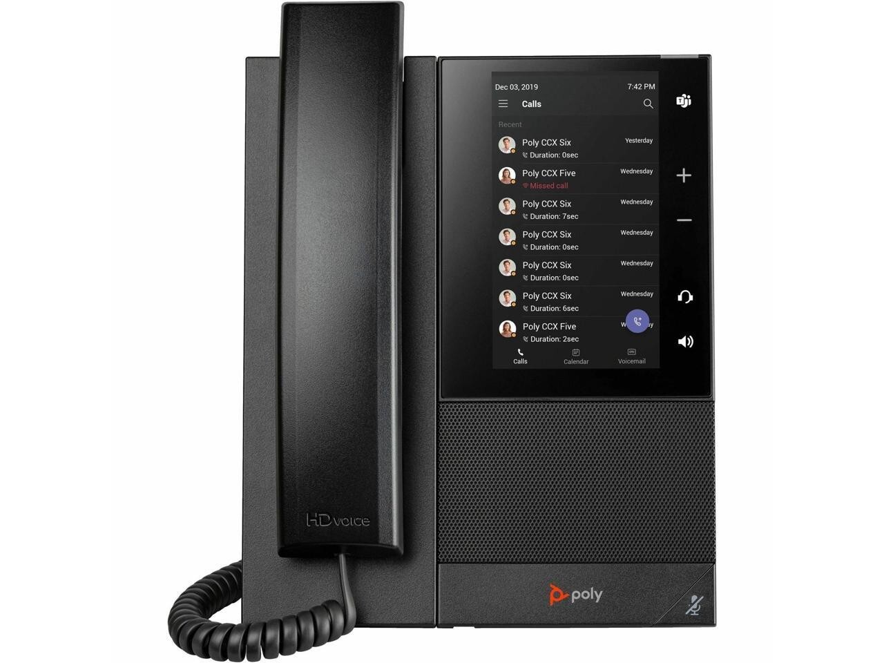 Poly CCX 400 IP Phone Corded Corded Desktop Wall Mountable Model 848Z8AA#AC3