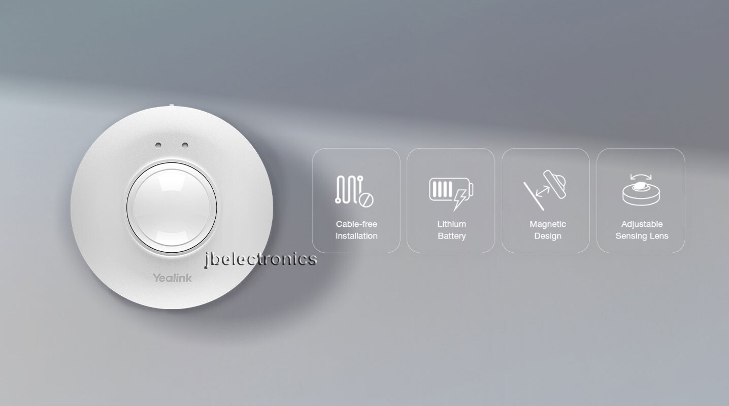 YEALINK ROOMSENSOR BATTERY POWERED BLUETOOTH OCCUPANCY SENSOR