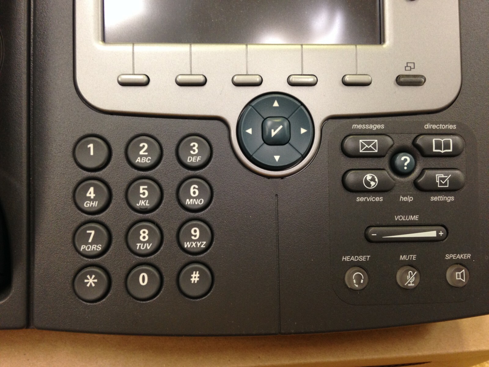 LOT OF 2 Cisco CP-7975G VOIP Office Phone W/ Adjustable Stand&Handset (No Cords)
