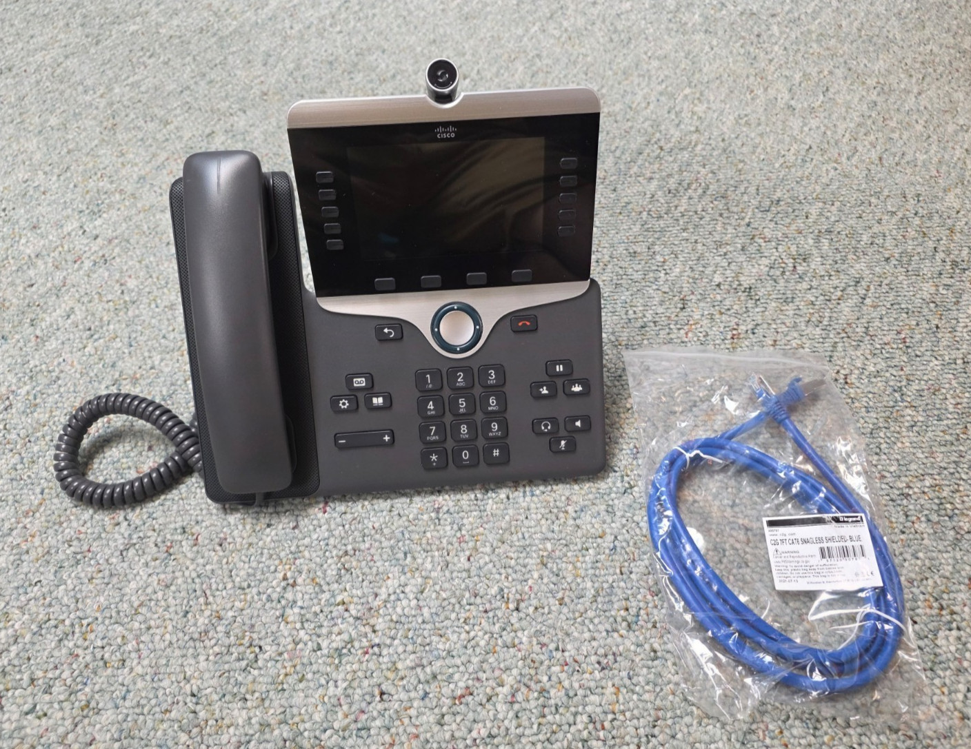 Cisco Model 8865 IP Phone with Screen & Camera WiFi & Bluetooth PREOWNED