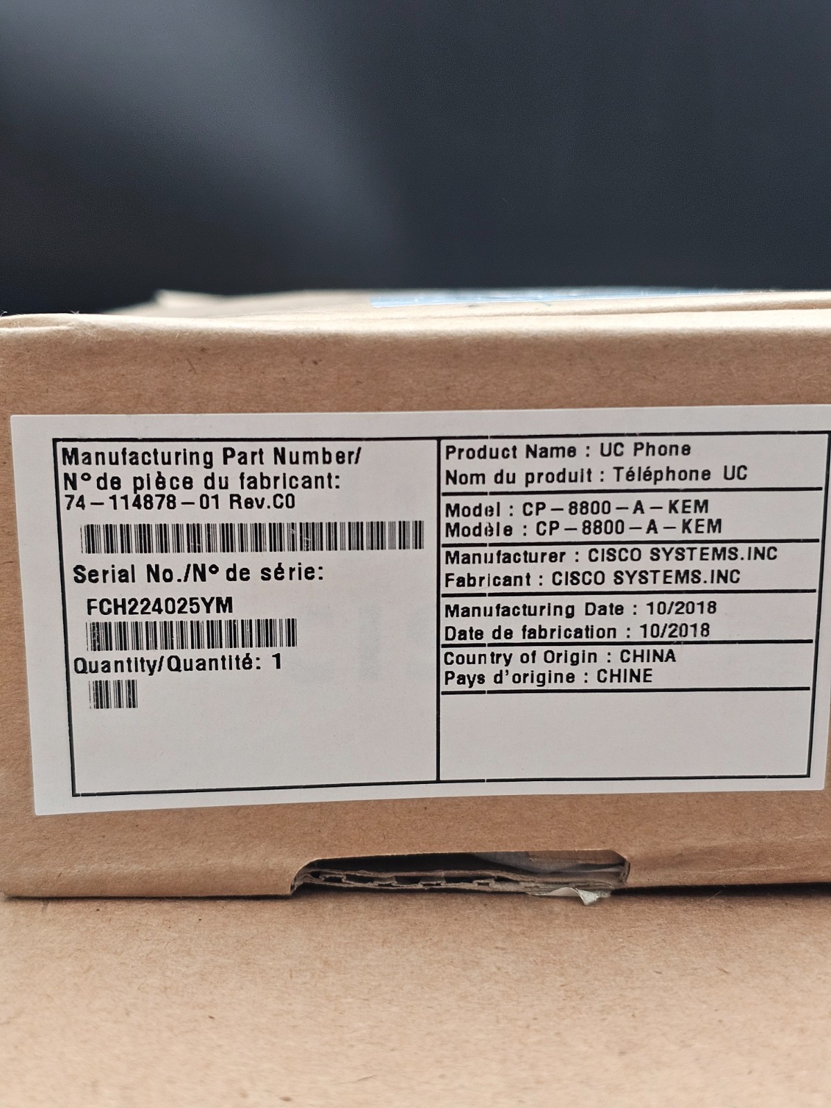 CISCO CP-8800-A-KEM Series Key Expansion Module
