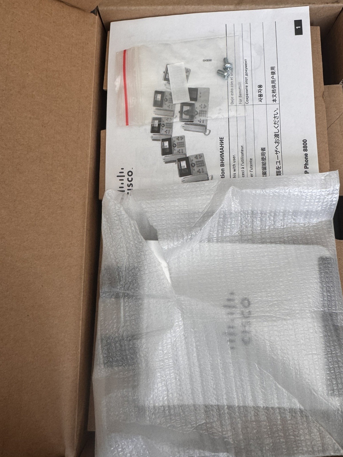 New In Box Cisco CP-BEKEM IP Phone 8800 Key Expansion Module 68-5322-04 Free SH