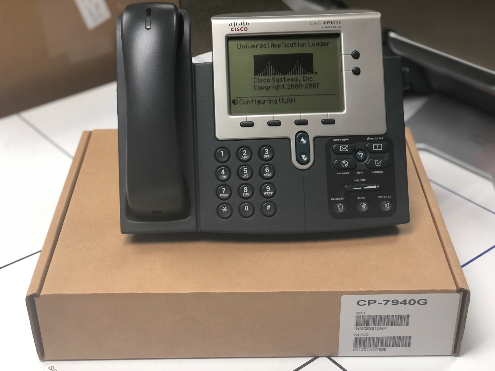 CISCO – 7940G Seller Conditioned, Reset Grade AAA – 6 Month Warranty