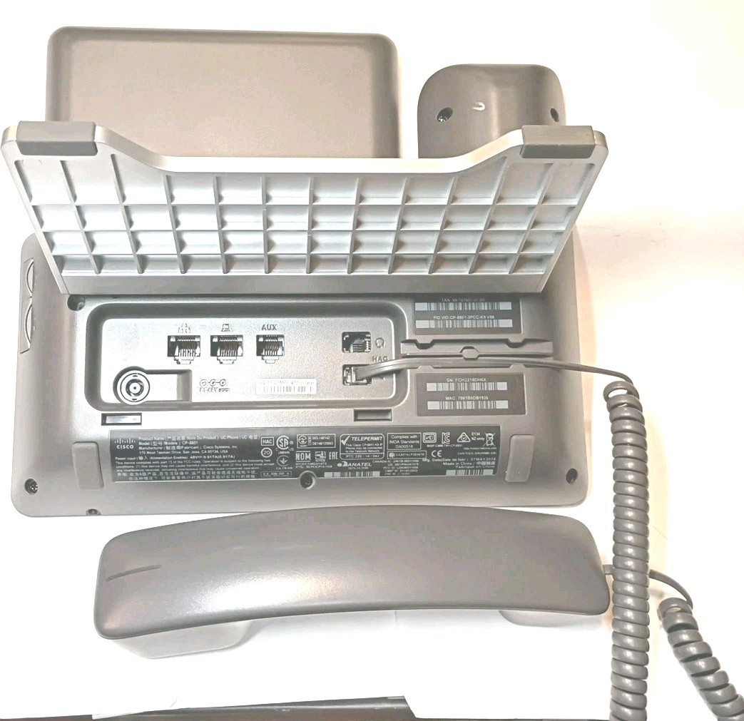 Cisco 8851 IP Phone – Cable – Wall Mountable with charger