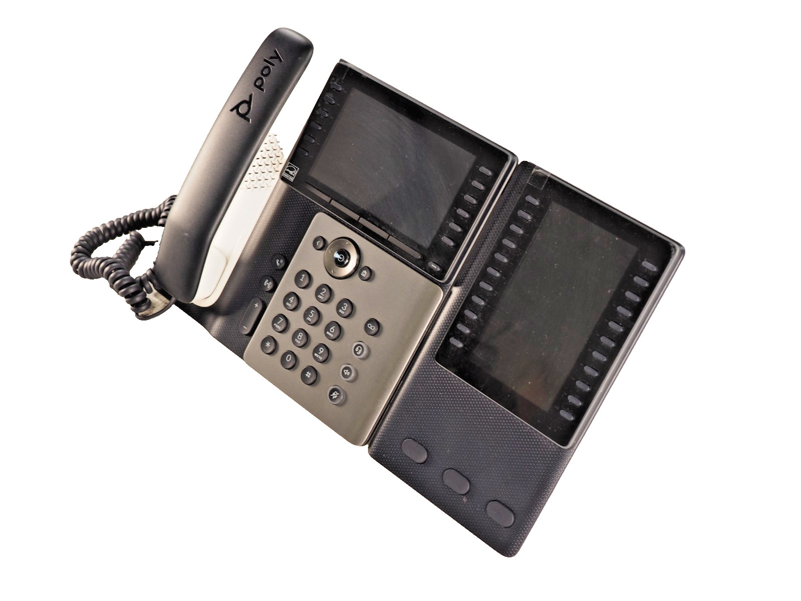 Poly Edge E550 48 Lines Corded IP Phone 2201-87050-001 w/Edge E Expansion Module
