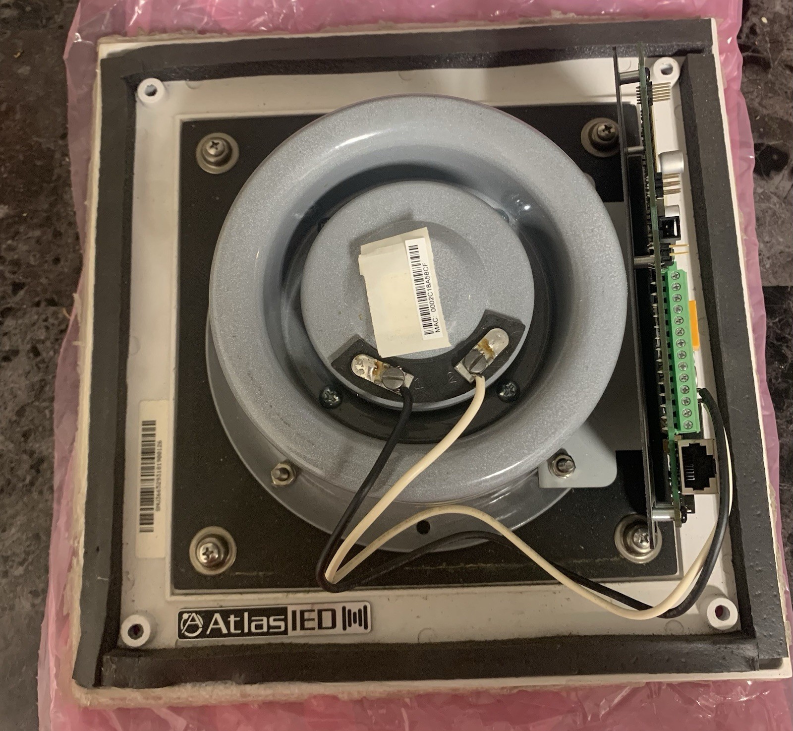 AtlasIED IP-HVP Outdoor Vandal-Proof IP Speaker Wall/Ceiling Mount PoE⁠