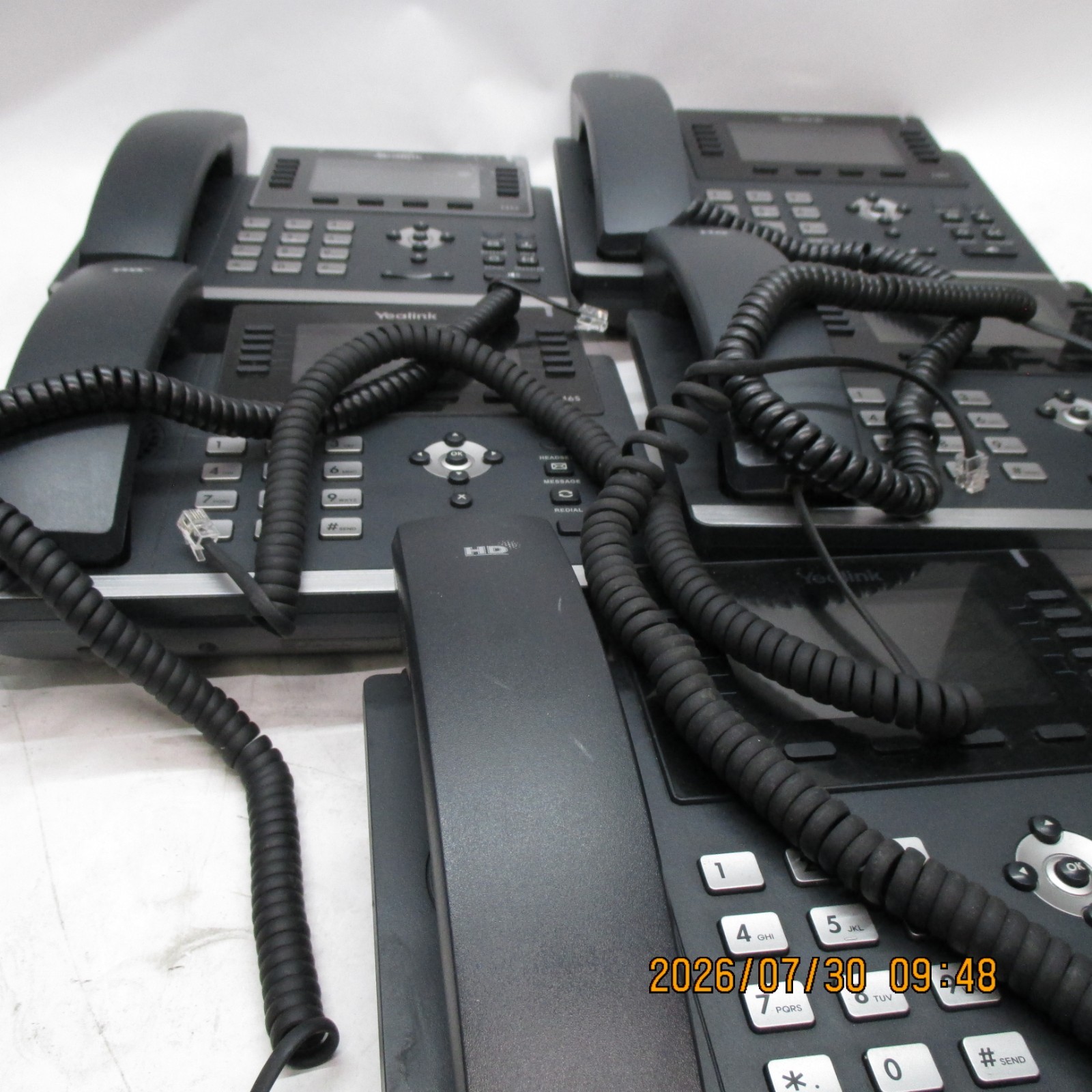 LOT-5 Yealink SIP-T46S ULTRA-ELEGANT GIGABIT IP DESK PHONE T5-D15