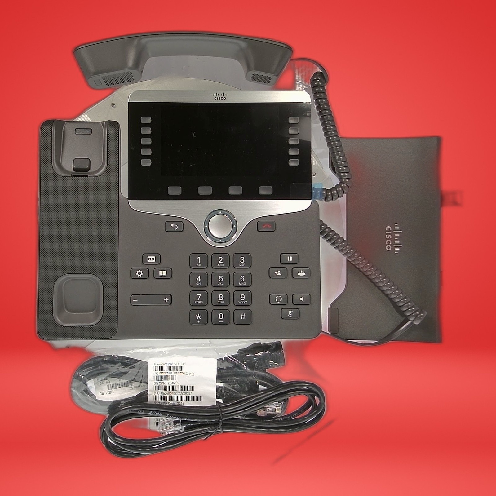 Cisco IP Phone 8851 5 Line VoIP Business Class Phone CP-8851-K9 Open Box