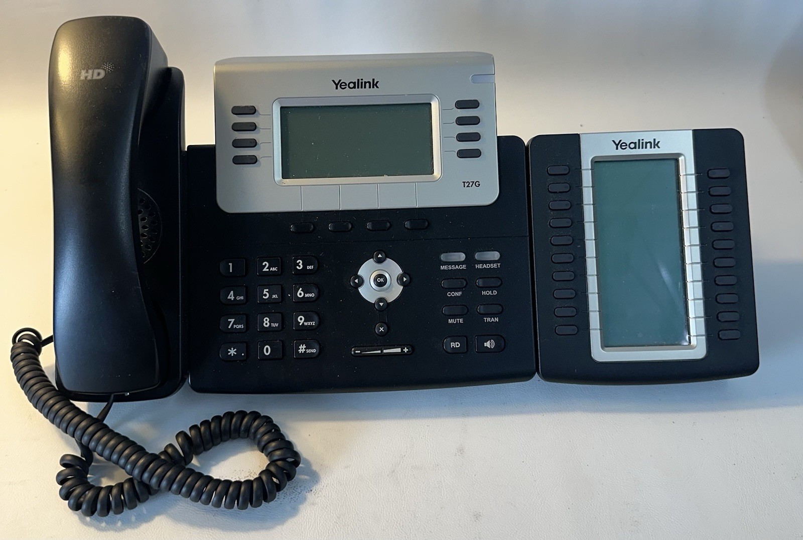 Yealink SIP-T27G 6 Line IP Phone With Exp 20 LCD Expansion Module, FREE SHIPPING