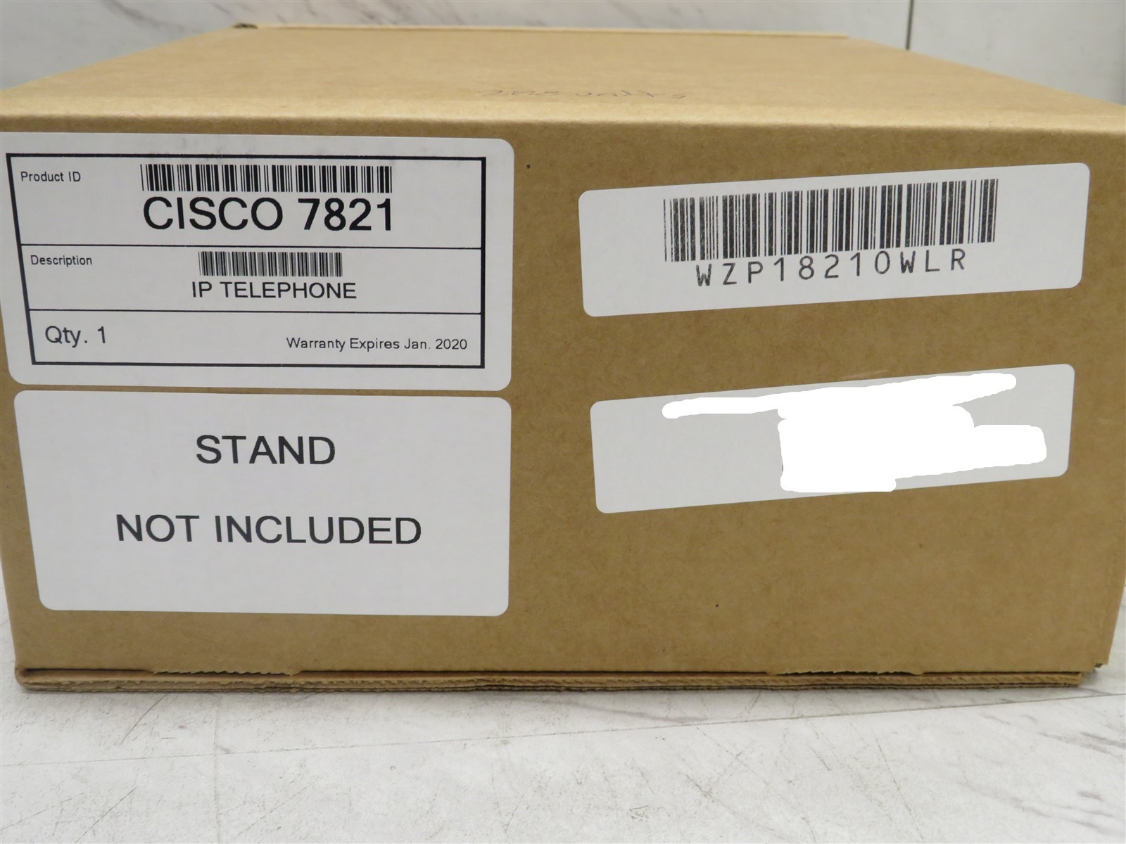 Open Box Cisco CP-7821-K9 Unified IP Business Phone Base 7821 w/ Handset