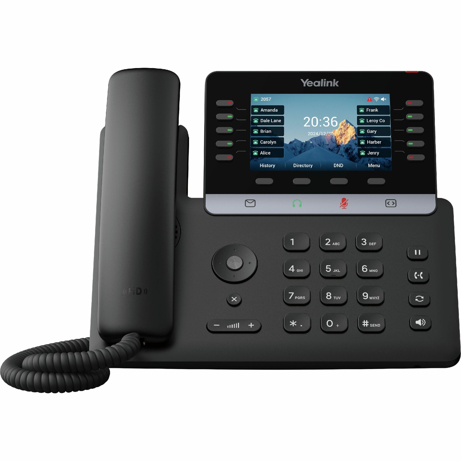 Yealink SIPT74U IP Phone – Color Display, HD Audio, Wall Mountable