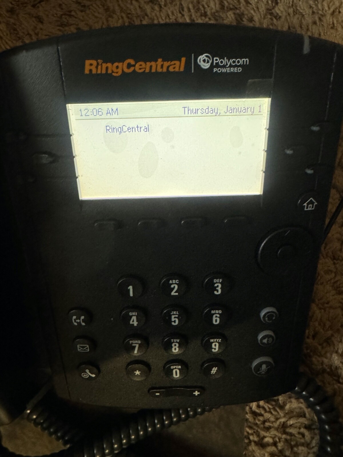 Polycom Phone VVX 310 VoIP 6 Line Business Media Desktop HD Voice RingCentral
