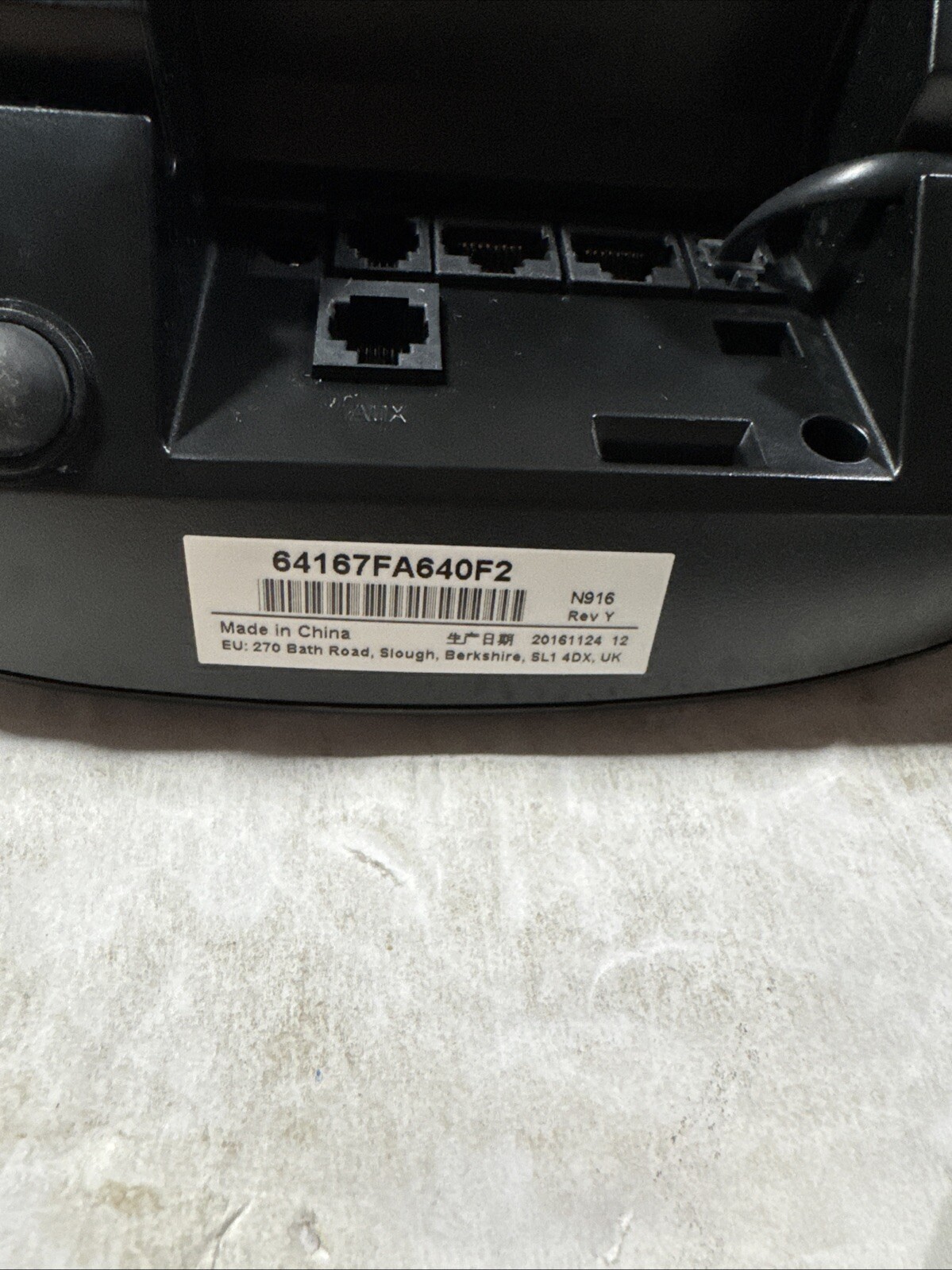 Polycom VVX300 VoIP Phone MegaPath, with stand included patch Cable