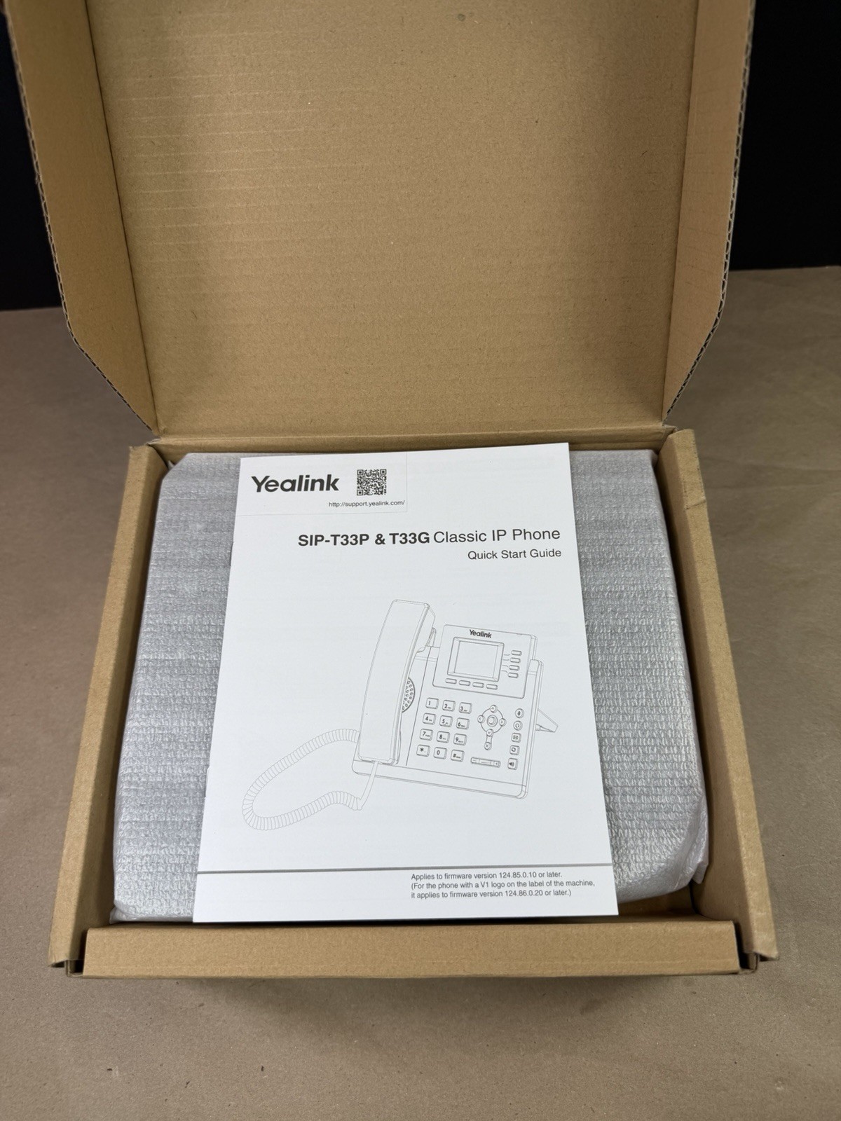 Yealink Classic Ip Phone SIP -T33P & & T33G Open Box Ships Fast!
