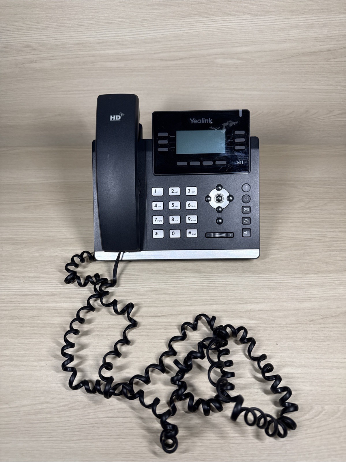 YEALINK SIP-T41S IP Phone Black No USB Power Cord CLEAN! Excellent