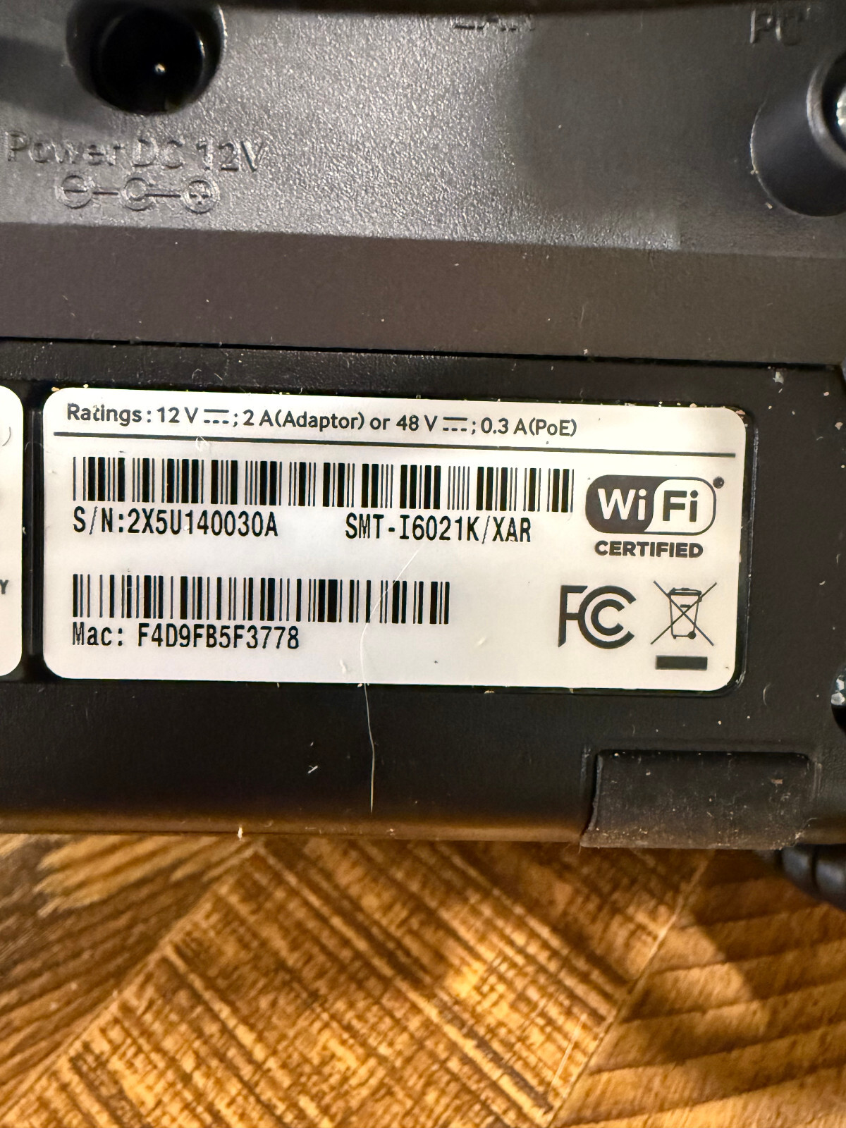 Samsung OfficeServ SMT-i6021 WiFi Bluetooth VOIP IP POE PHONE w/ power adapter