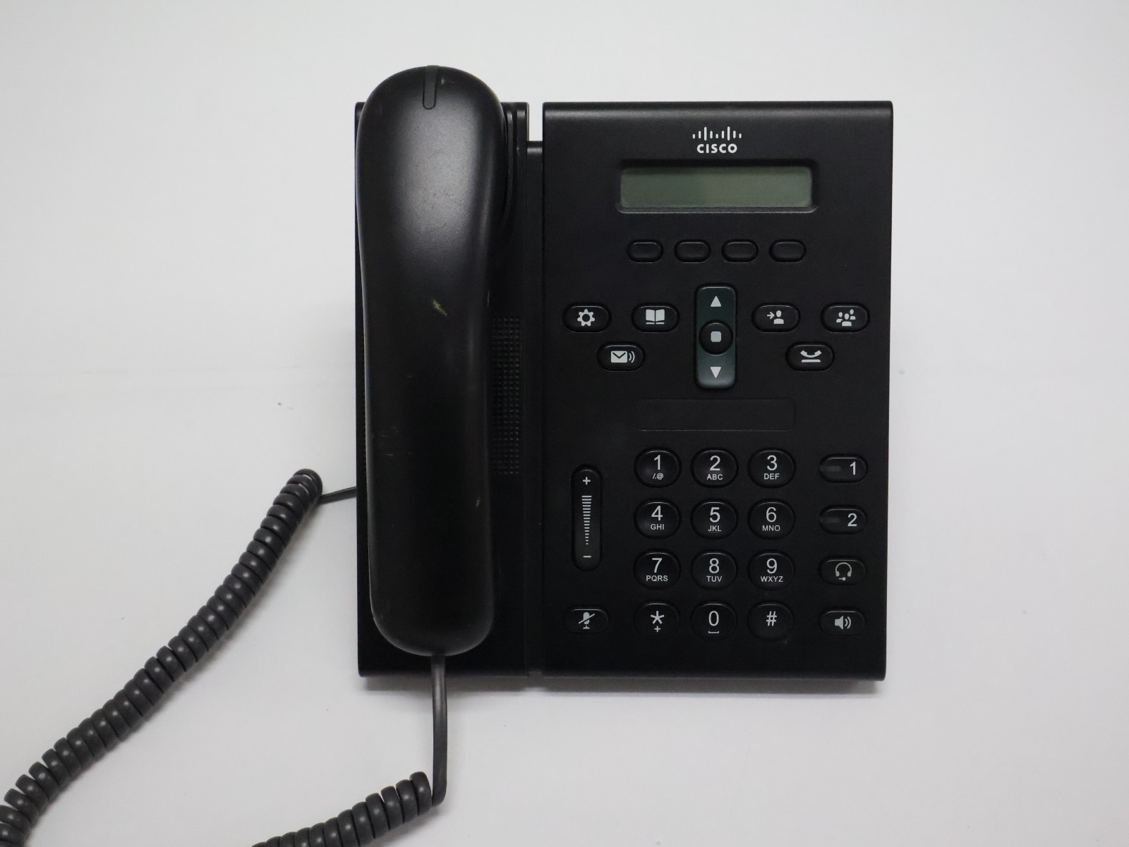 Lot of 3 Cisco CP-6921 Unified IP Business Phones 2-Line Monochrome – Used