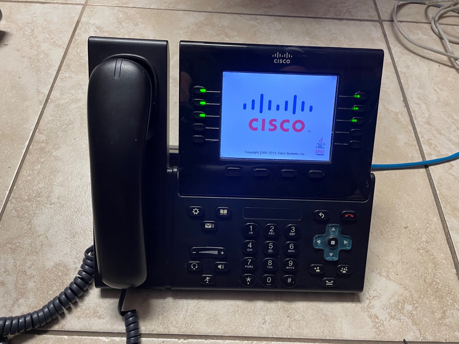 CISCO 8961 UNIFIED IP PHONE VOIP with Handset and stand