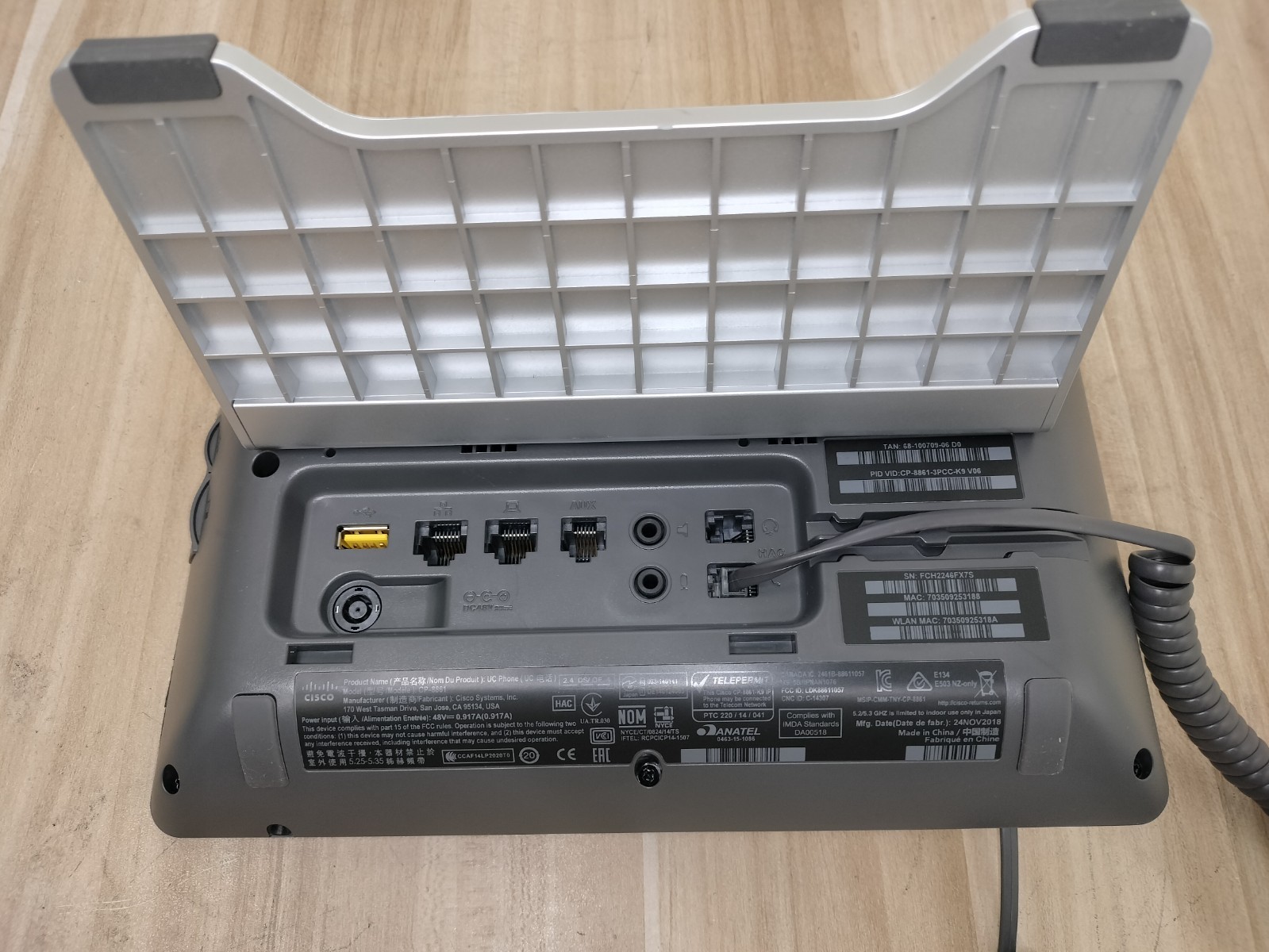 Cisco 8861 Gigabit IP VoIP Phone CP-8861-K9