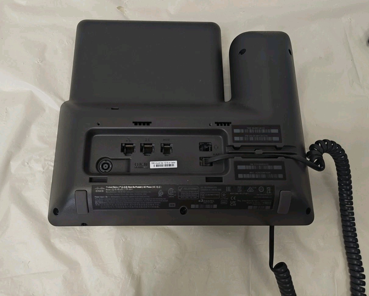 Cisco CP-8811-K9 IP VoIP Phone 8811 Series Phone