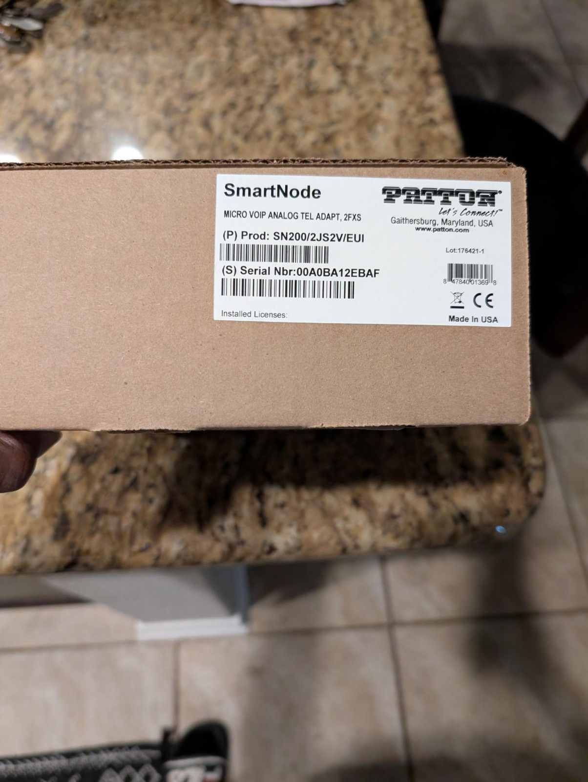 Patton SmartNode SN200 (SN200/2JS2V/EUI)