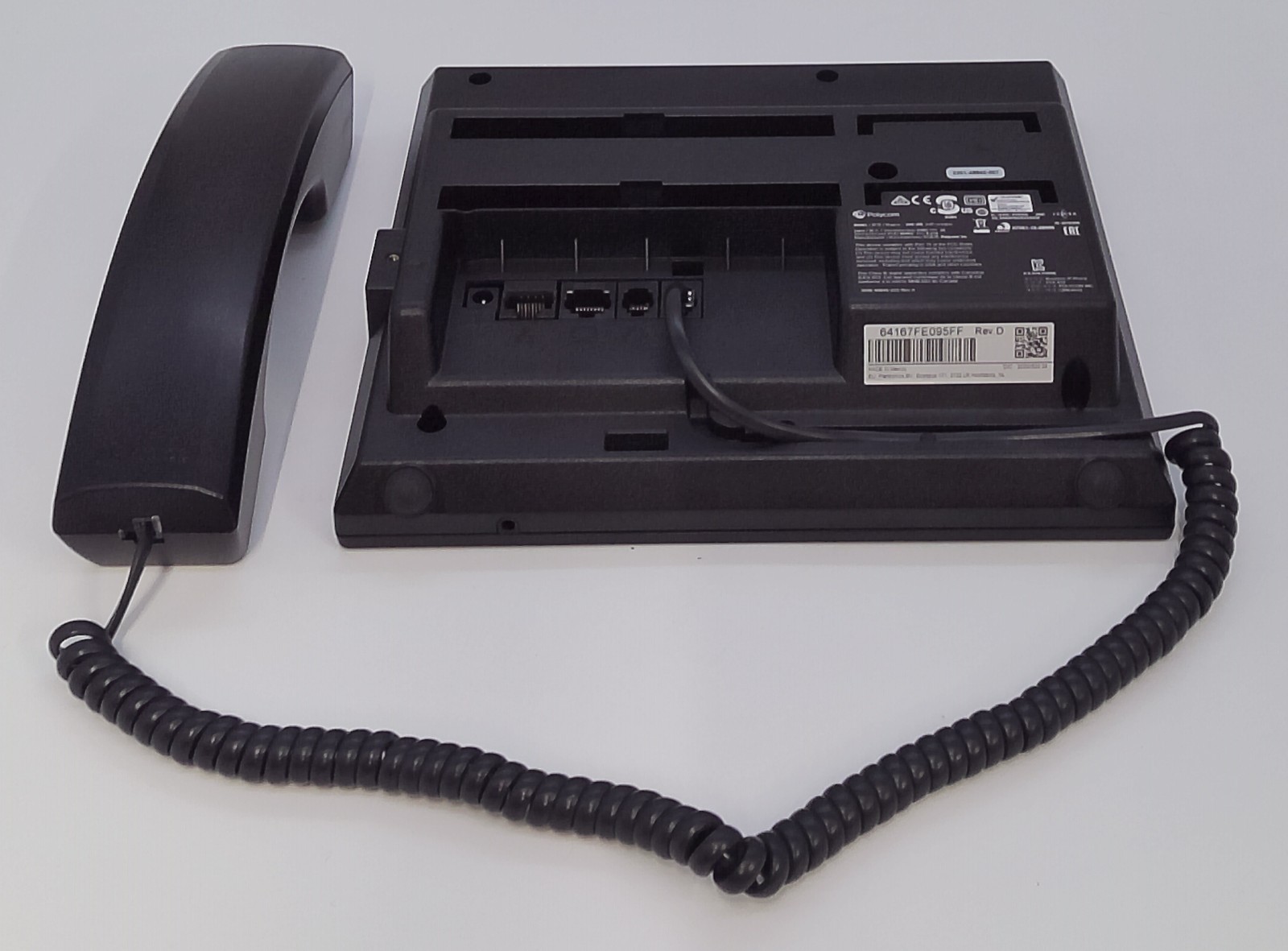 Polycom VVX 450 12-Line IP Phone Black PoE Desk Phone 2201-48840-007 USED RESET