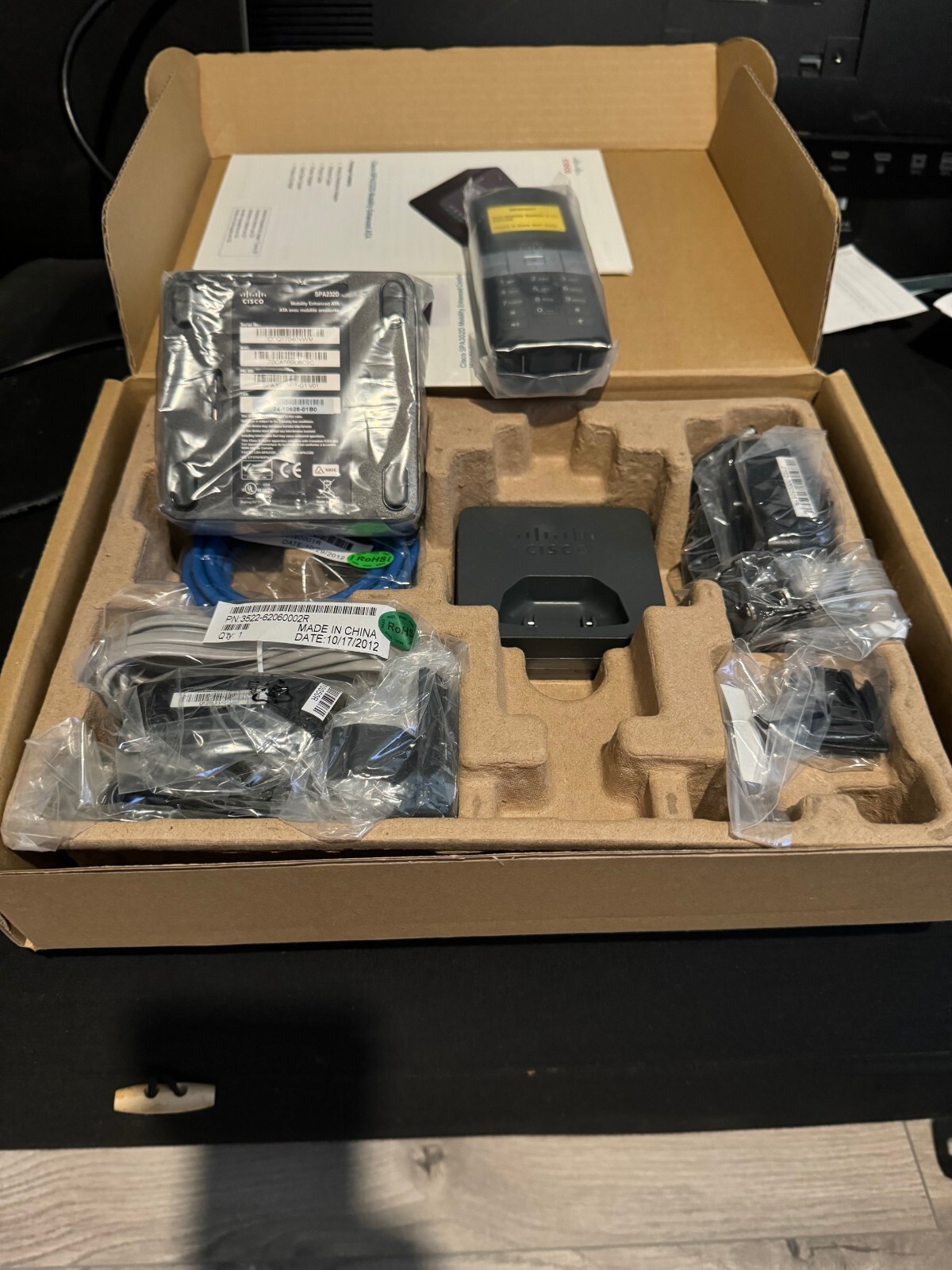 Cisco SPA302D-G1 Multi-line DECT Handset Expansion WITH SPA232D-G1