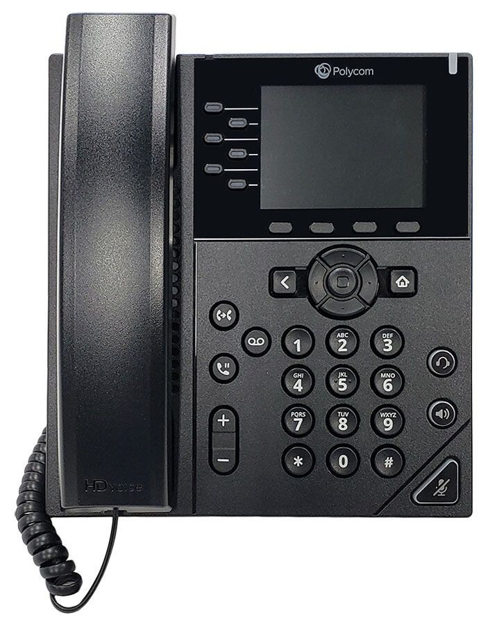 Polycom VVX 350 Business IP Phone 2200-48830-001 NEW Power Supply Included