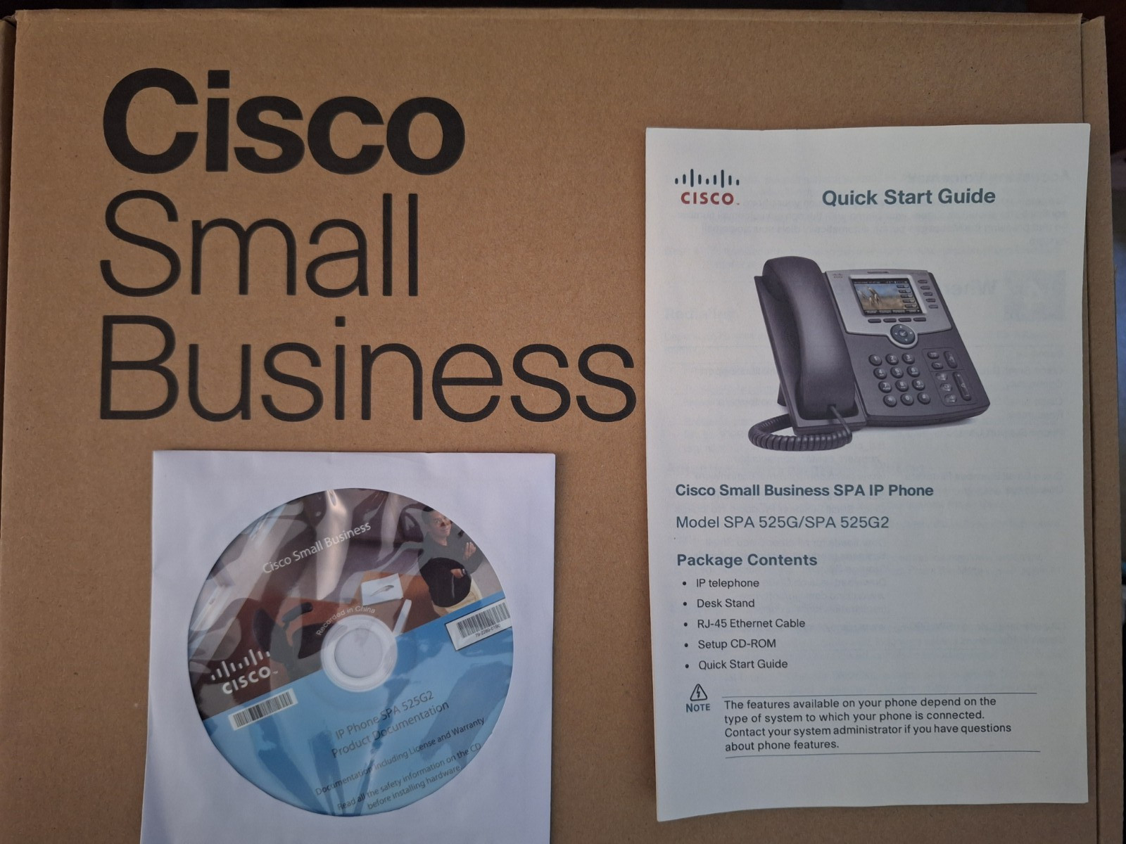 Cisco SPA525G2 5-Line IP Phone with color display