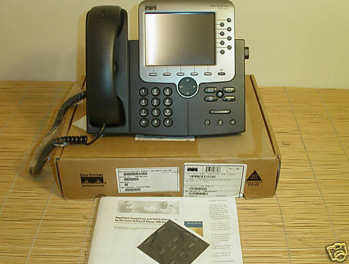 NEU Cisco CP-7971G-GE-CH1 IP Phone Telefon NEW like 7975G NEW OPEN BOX