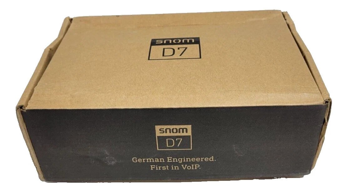 Snom D7 Expansion Black 00004011 Expansion Module Self Labeling NEW.