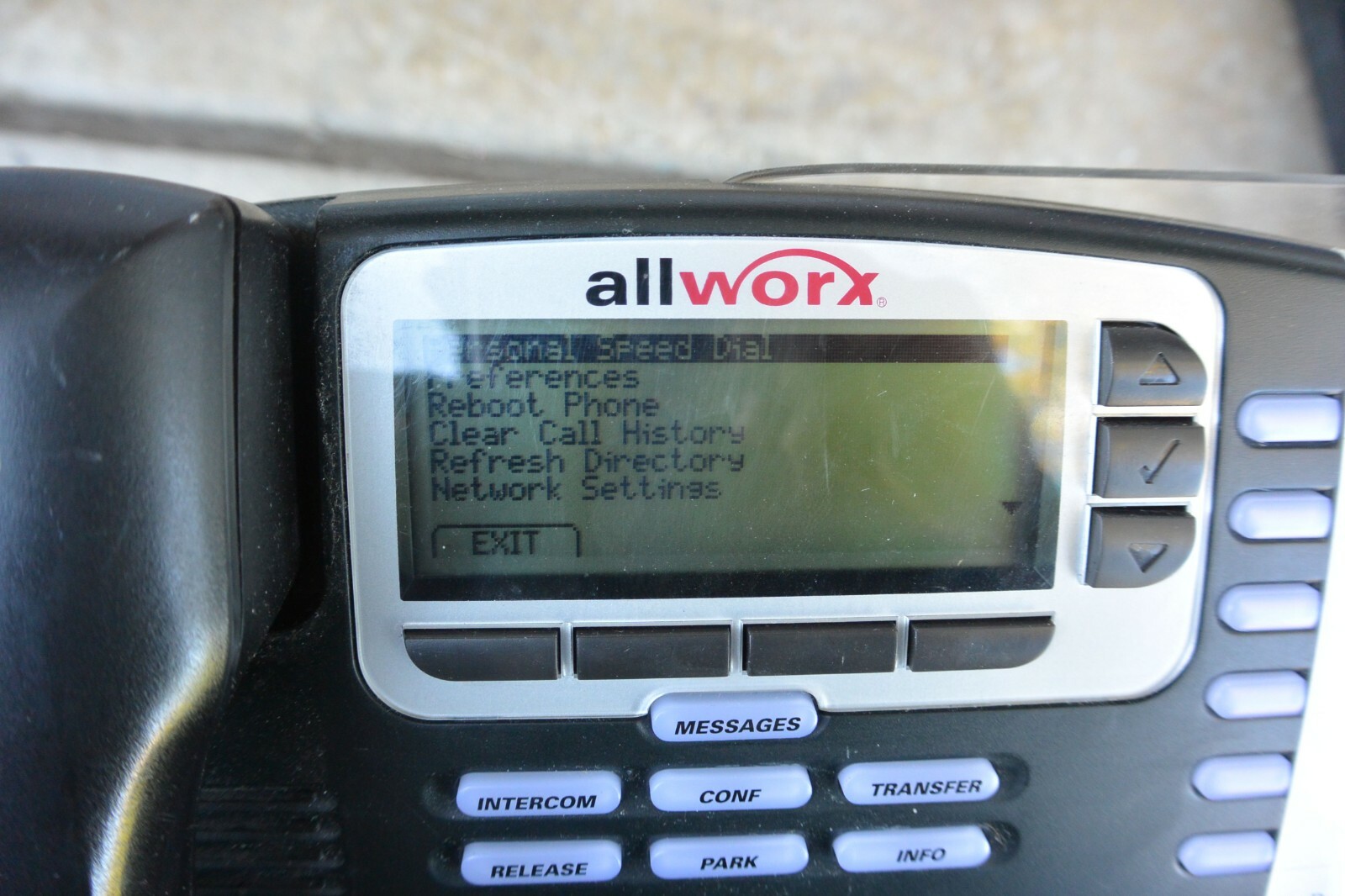 ALLWORX 9212 VOIP DISPLAY OFFICE PHONE WITH STAND