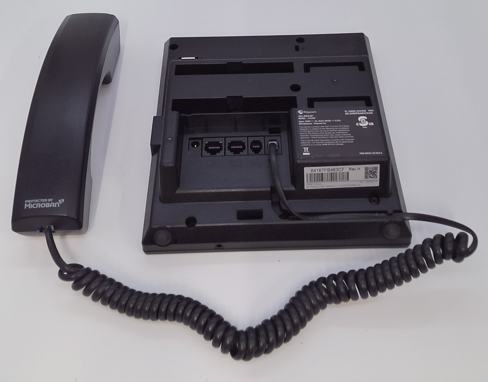 Polycom Phone VVX 350 6-Line Business IP Desk Black 2201-48830-001 – USED RESET