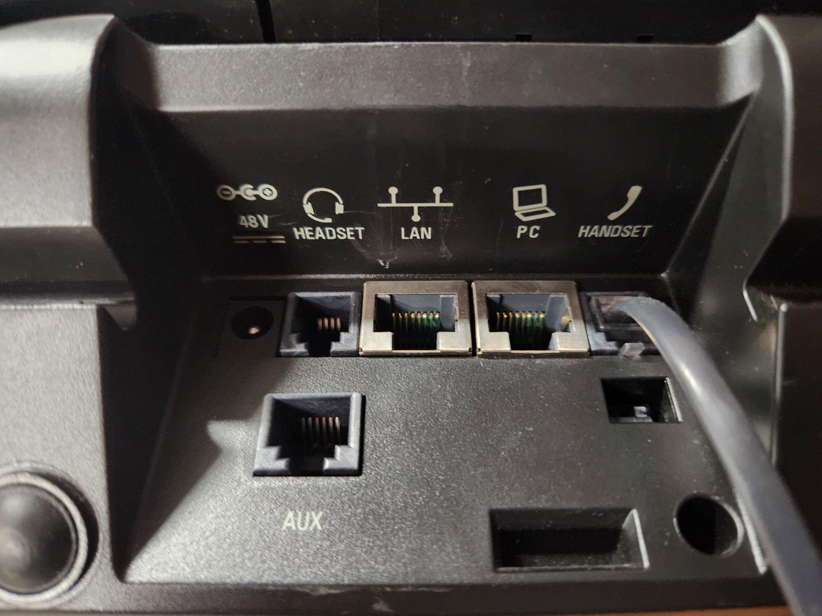 Polycom VVX 500 Desk Phone (2200-44500-019) NO POWER ADAPTERS [LOT OF 4]