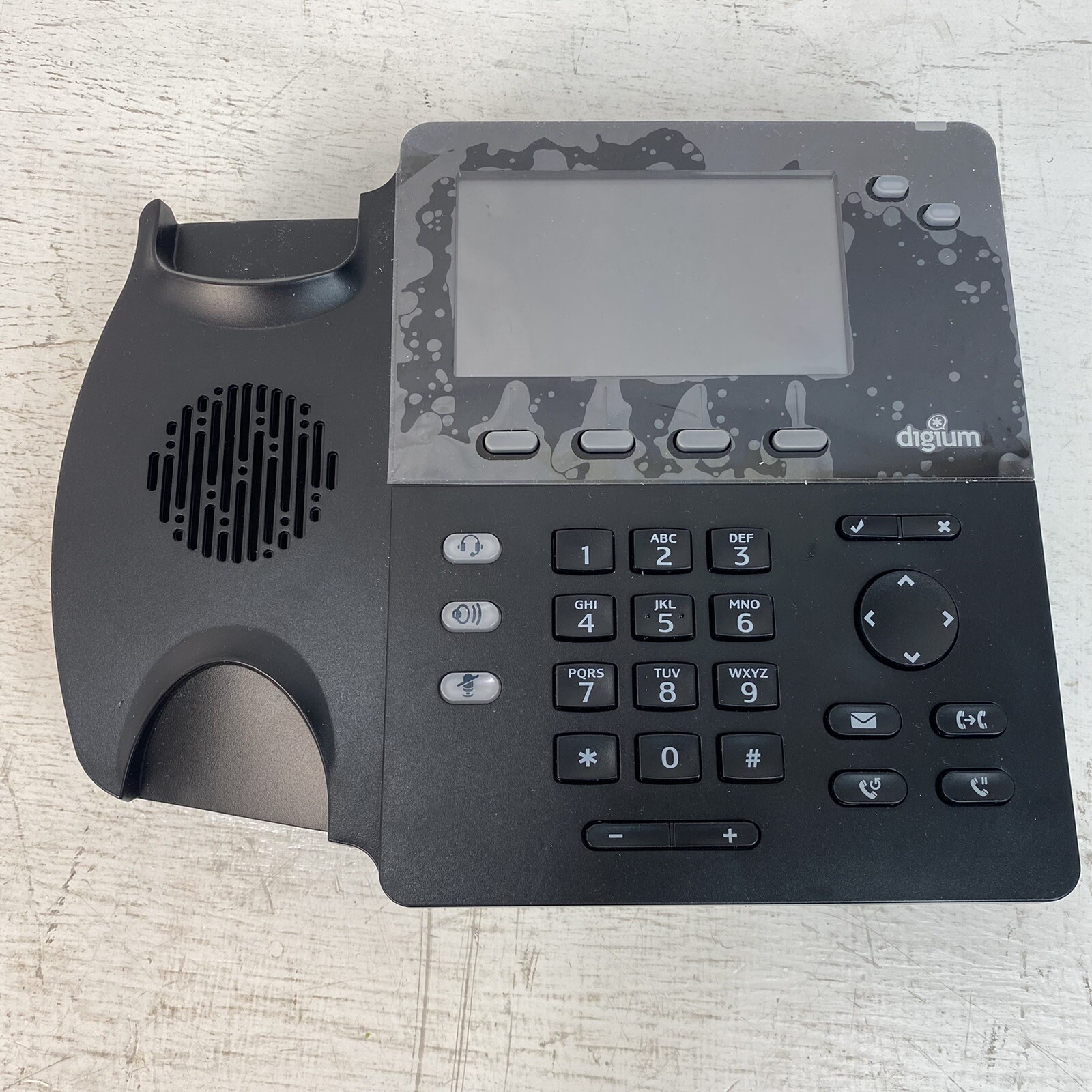 Digium D62 Gigabit IP Phone (1TELD062LF) – Main Unit Only, No cord, No Handset.