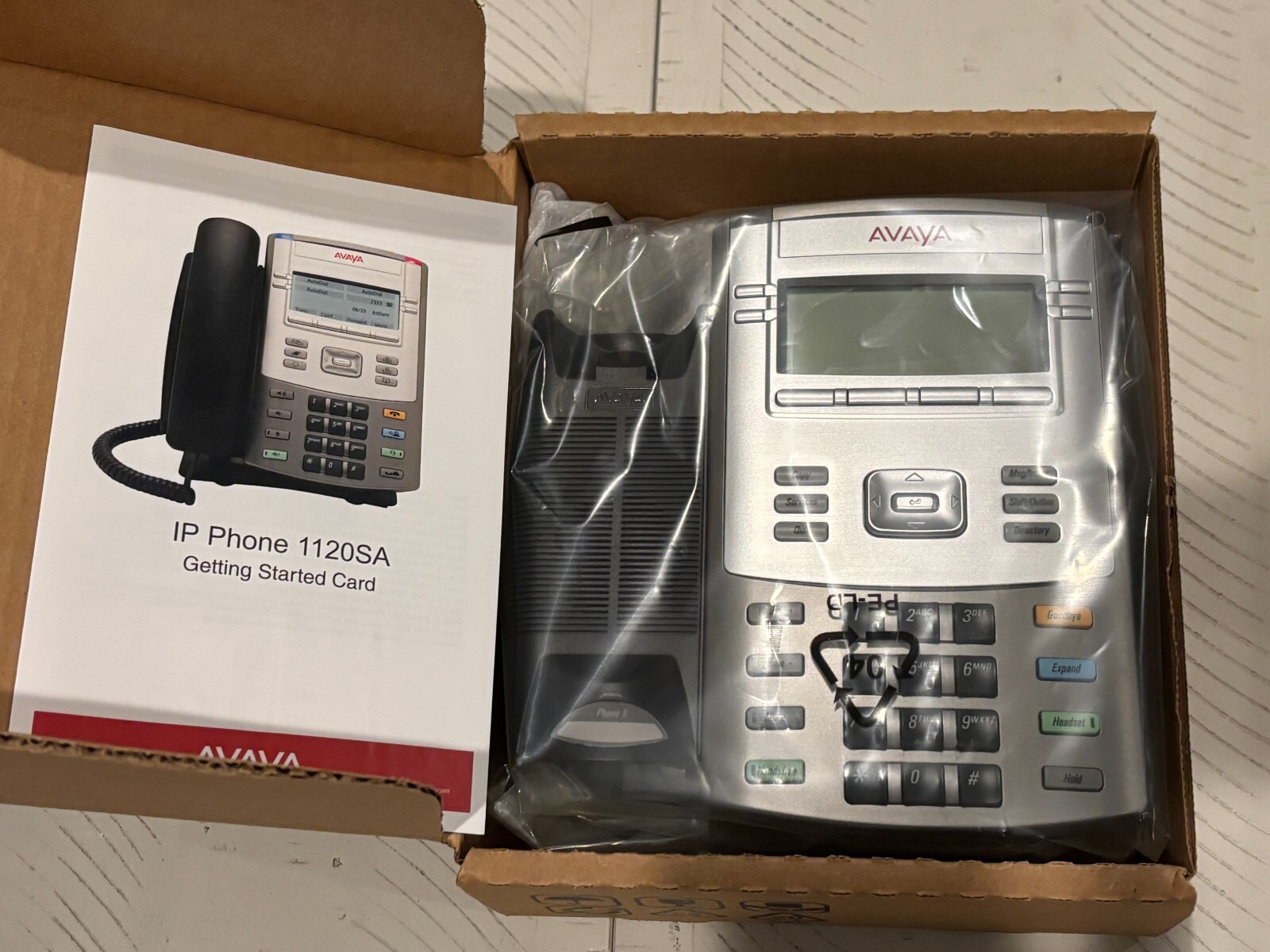*LOT of 10 – NIB* Avaya 1120 IP Telephones, Grey (NTY03) w/ Power Supply