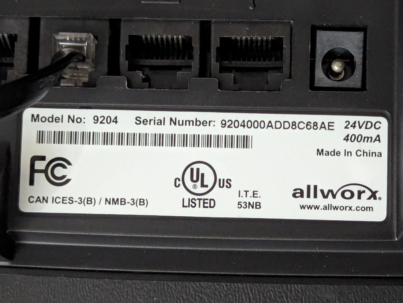 Allworx 9204 Button Display Business IP Office Phone Telephone Call Center