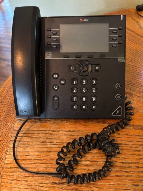 Polycom VVX 450 12 Lines Business IP Phone used