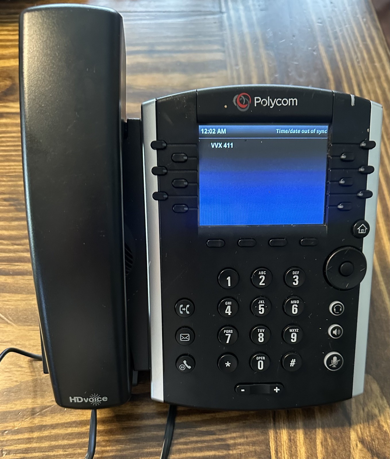 Polycom VVX 411 Desktop Business IP Phone 12-Line Gigabit VoIP (2201-48450-001)
