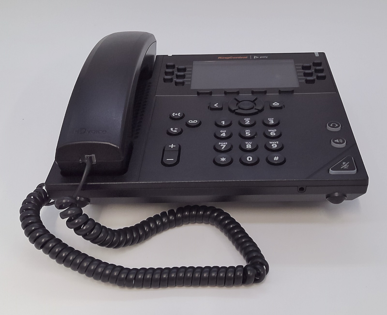 Polycom VVX 450 12-Line IP Phone Black PoE Desk Phone 2201-48840-007 USED RESET