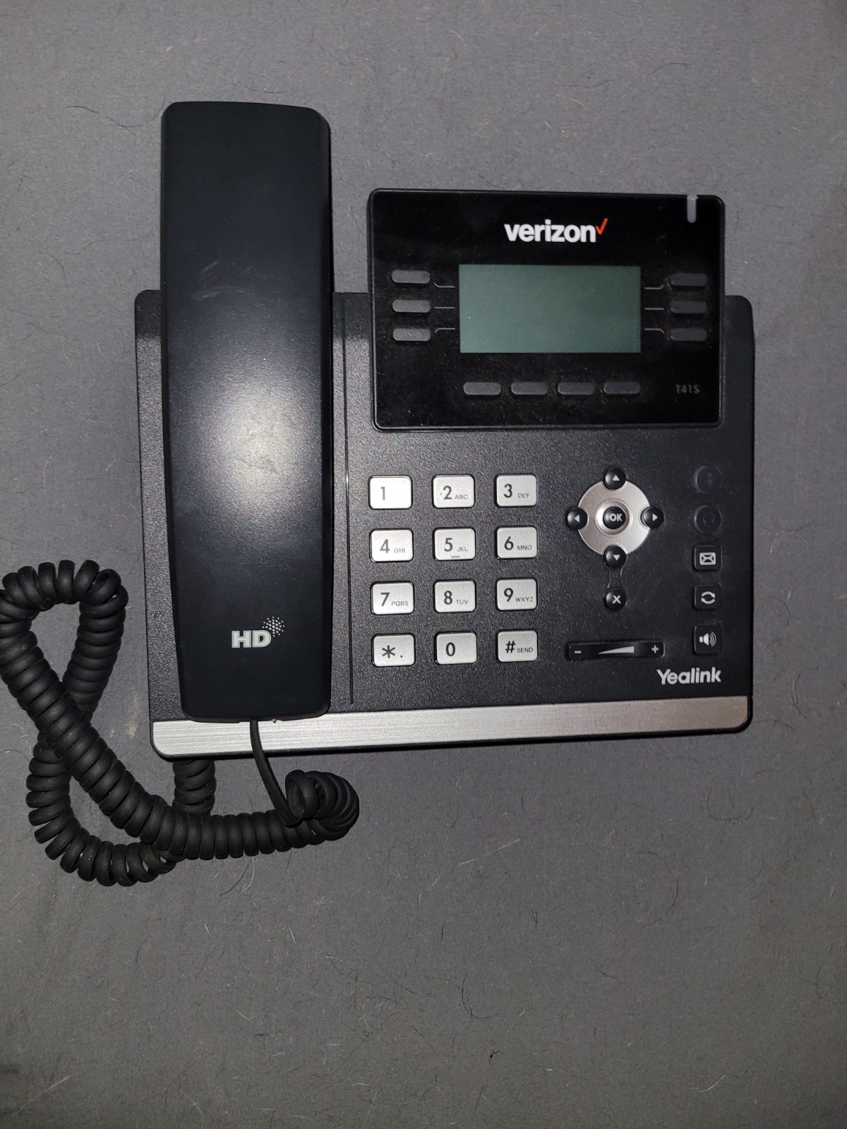 Lot of 6 Yealink SIP-T41S IP Phone – Black
