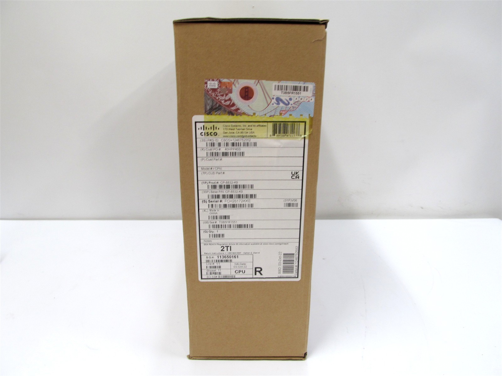 Cisco CP-8832-K9 IP Conference Phone – Charcoal – New In Box, Cisco Sealed (NIB)